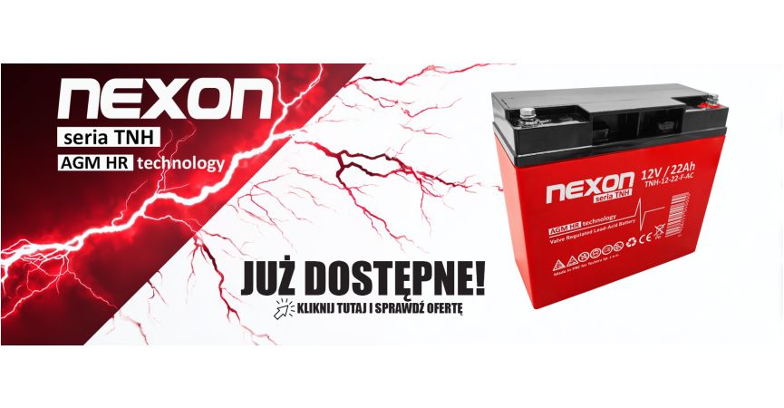 🚚 Nowa dostawa akumulatorów Nexon serii TNH już dostępna! ⚡