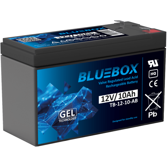 BLUEBOX Akumulator VRLA GEL 12V 10Ah (T2) (Żywotność 3-5 lat)
