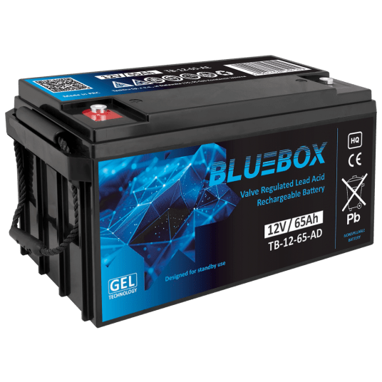 BLUEBOX Akumulator VRLA GEL 12V 65Ah (Żywotność 3-5 lat)