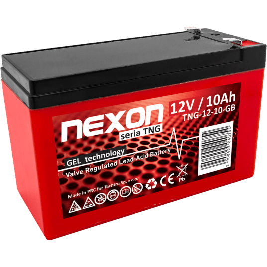 NEXON TNG Akumulator VRLA GEL 12V 10Ah (T) (Żywotność 12 lat)