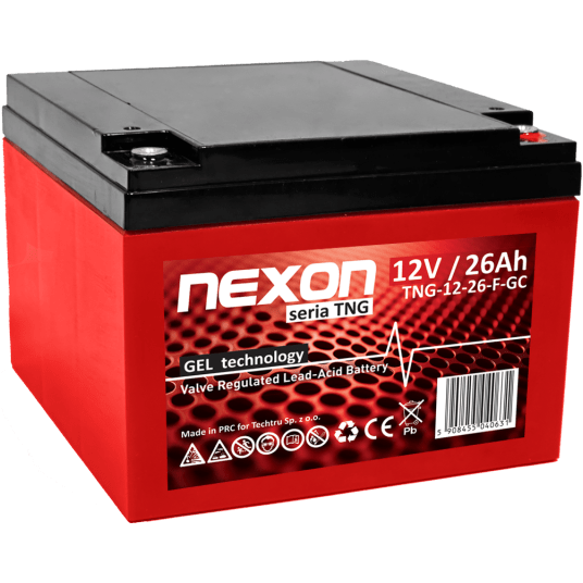 NEXON TNG Akumulator VRLA GEL 12V 26Ah (F) (Żywotność 12 lat)