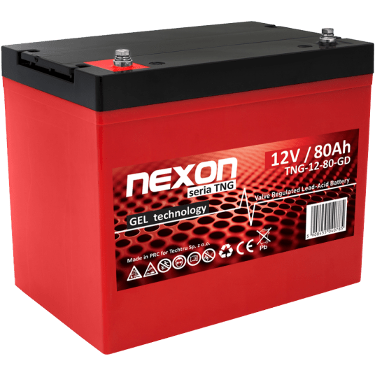 NEXON TNG Akumulator VRLA GEL 12V 80Ah (Żywotność 12 lat)