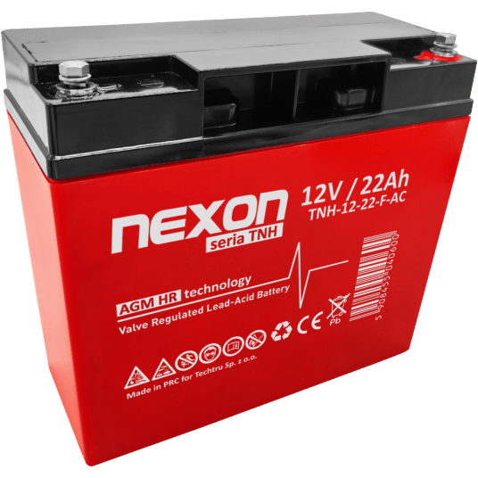 NEXON TNH Akumulator VRLA AGM HR 12V 22Ah (F) (Żywotność 12 lat)