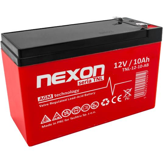 NEXON TNL Akumulator VRLA AGM 12V 10Ah (T2) (Żywotność 12 lat)