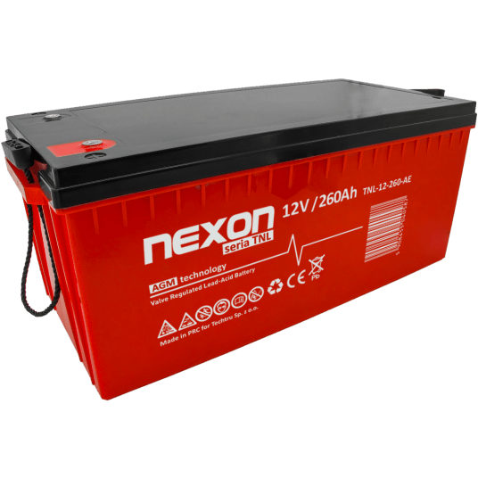 NEXON TNL Akumulator VRLA AGM 12V 260Ah (Żywotność 12-15 lat)