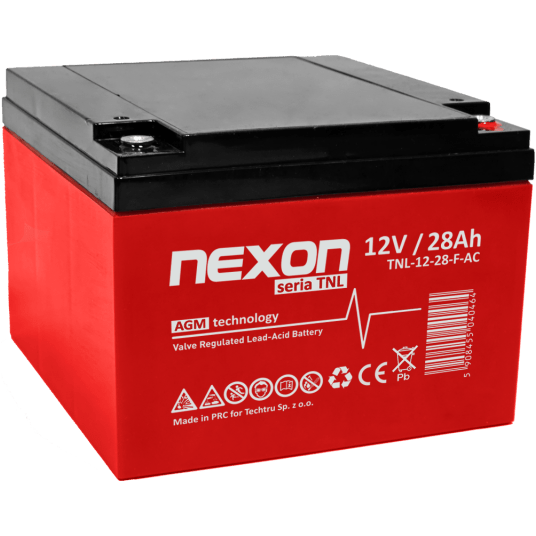 NEXON TNL Akumulator VRLA AGM 12V 28Ah (F) (Żywotność 12 lat)