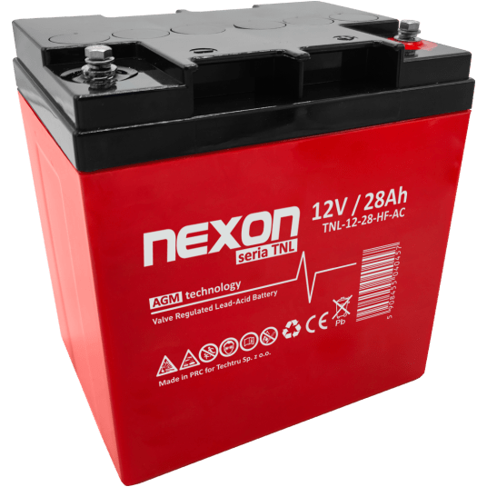 NEXON TNL Akumulator VRLA AGM 12V 28Ah (HF) (Żywotność 12 lat)