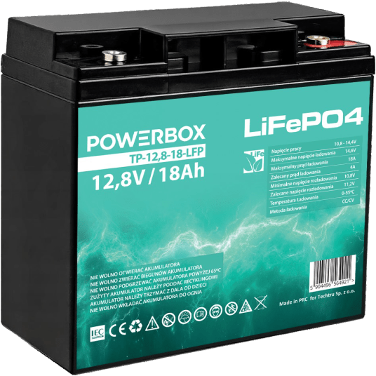 POWERBOX Akumulator LiFePO4 12,8V 18Ah
