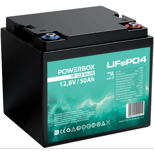 POWERBOX Akumulator LiFePO4 12,8V 50Ah -zdjęcie numer 1