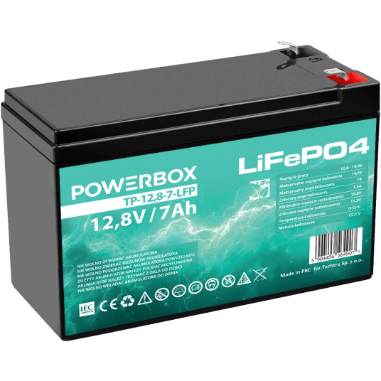 POWERBOX Akumulator LiFePO4 12,8V 7Ah