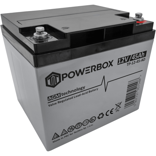 POWERBOX Akumulator VRLA AGM 12V 45Ah