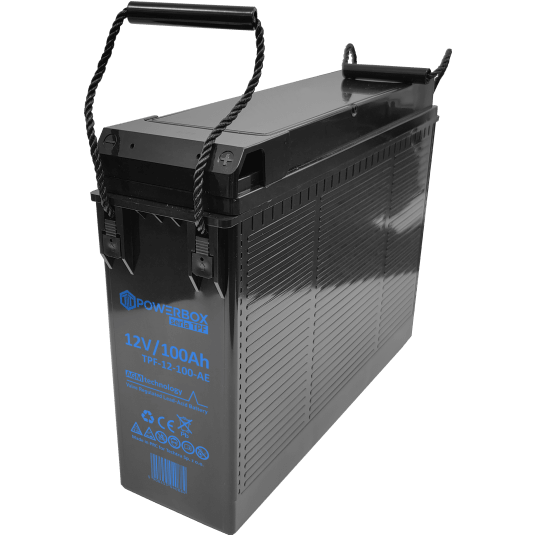 POWERBOX TPF Akumulator Front Terminal 12V 100Ah (Żywotność 10-12 lat)