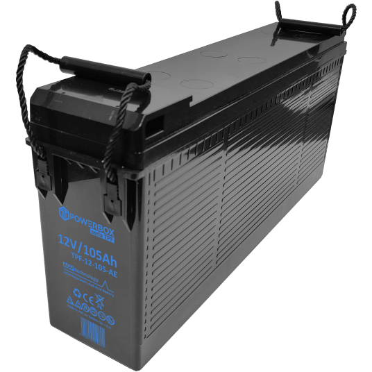 POWERBOX TPF Akumulator Front Terminal 12V 105Ah (Żywotność 10-12 lat)