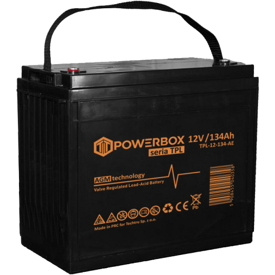 POWERBOX TPL Akumulator VRLA AGM 12V 134Ah (Żywotność 12 lat)
