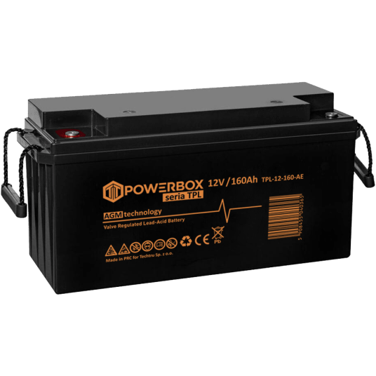 POWERBOX TPL Akumulator VRLA AGM 12V 160Ah (Żywotność 12 lat)