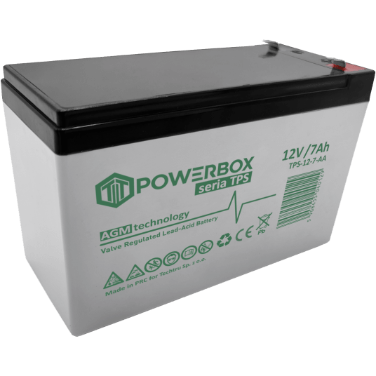 POWERBOX TPS Akumulator VRLA AGM 12V 7Ah