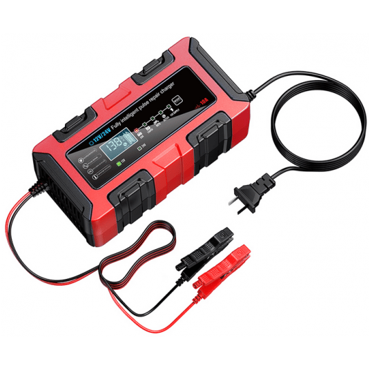 Prostownik mikroprocesorowy FOXSUR BC122410F 12V/24V 10A (Red) -zdjęcie numer 1