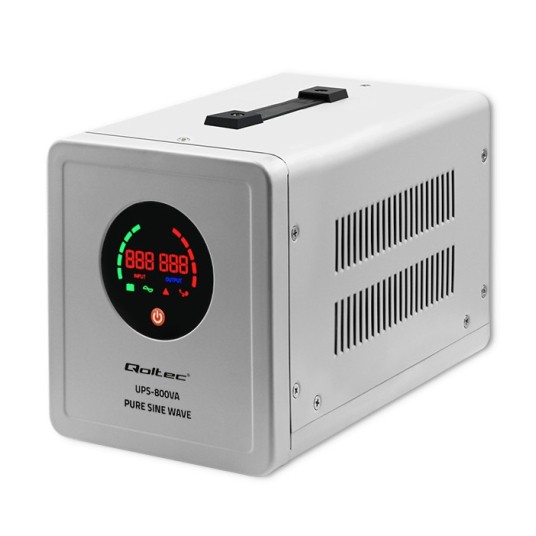 Qoltec Zasilacz awaryjny Pure Sine Wave UPS 1000VA 700W Stała faza