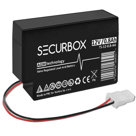 SECURBOX Akumulator VRLA AGM 12V 0,8Ah