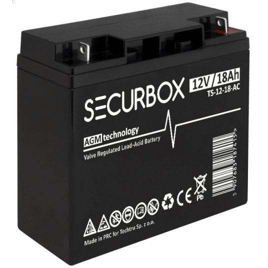 SECURBOX Akumulator VRLA AGM 12V 18Ah