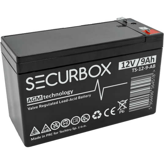 SECURBOX Akumulator VRLA AGM 12V 9Ah