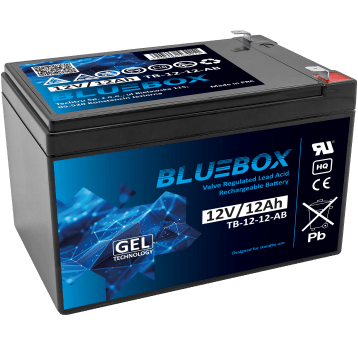 BLUEBOX Akumulator VRLA GEL 12V 12Ah (Żywotność 3-5 lat)