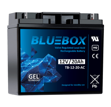 BLUEBOX Akumulator VRLA GEL 12V 20Ah (Żywotność 3-5 lat)