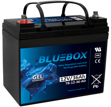 BLUEBOX Akumulator VRLA GEL 12V 36Ah (Żywotność 3-5 lat)