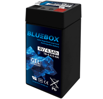 BLUEBOX Akumulator VRLA GEL 4V 4,5Ah (Żywotność 3-5 lat)