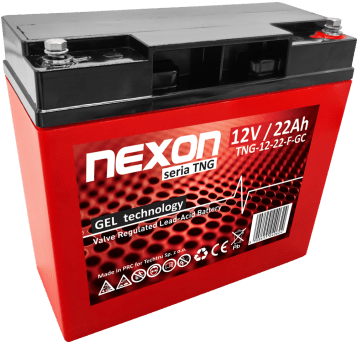 NEXON TNG Akumulator VRLA GEL 12V 22Ah (F) (Żywotność 12 lat)