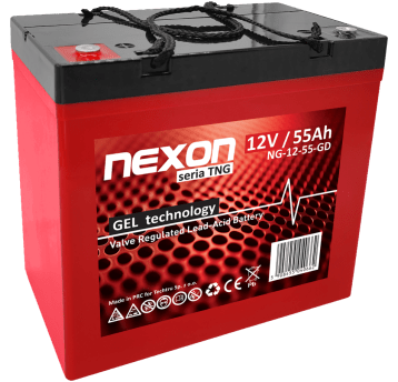 NEXON TNG Akumulator VRLA GEL 12V 55Ah (Żywotność 12 lat)