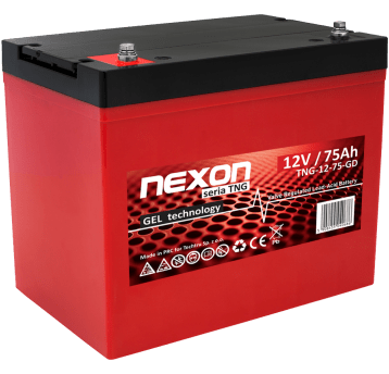 NEXON TNG Akumulator VRLA GEL 12V 75Ah (Żywotność 12 lat)