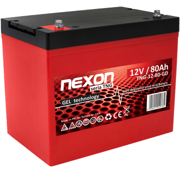 NEXON TNG Akumulator VRLA GEL 12V 80Ah (Żywotność 12 lat)