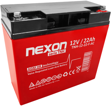 NEXON TNH Akumulator VRLA AGM HR 12V 22Ah (F) (Żywotność 12 lat)