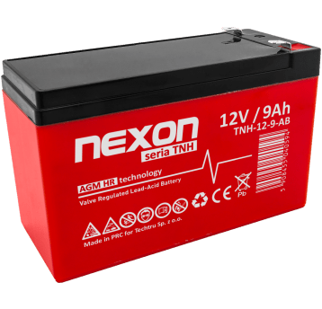 NEXON TNH Akumulator VRLA AGM HR 12V 9Ah (T) (Żywotność 12 lat)