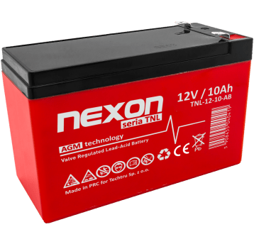 NEXON TNL Akumulator VRLA AGM 12V 10Ah (T2) (Żywotność 12 lat)