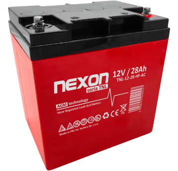 NEXON TNL Akumulator VRLA AGM 12V 28Ah (HF) (Żywotność 12 lat)