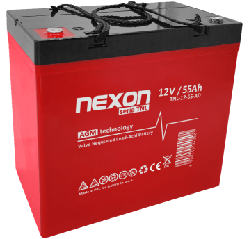 NEXON TNL Akumulator VRLA AGM 12V 55Ah (Żywotność 12-15 lat)