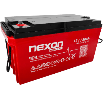 NEXON TNL Akumulator VRLA AGM 12V 80Ah (L) (Żywotność 12-15 lat)