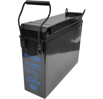 POWERBOX TPF Akumulator Front Terminal 12V 100Ah (Żywotność 10-12 lat)
