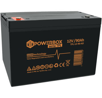 POWERBOX TPL Akumulator VRLA AGM 12V 90Ah