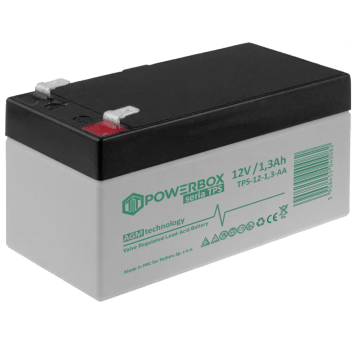 POWERBOX TPS Akumulator VRLA AGM 12V 1,3Ah (Żywotność 6-9 lat)