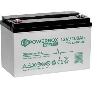 POWERBOX TPS Akumulator VRLA AGM 12V 100Ah (Żywotność 6-9 lat)