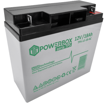POWERBOX TPS Akumulator VRLA AGM 12V 18Ah (Żywotność 6-9 lat)