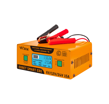 Prostownik mikroprocesorowy ERRET Smart E80 6V/12V/24V 15A (orange)