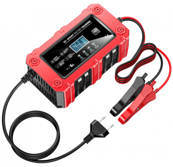 Prostownik mikroprocesorowy FOXSUR BC1206 12V 6A (Red)