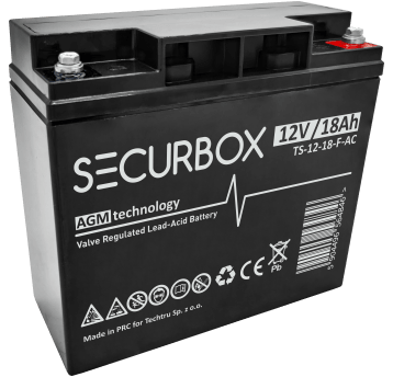 SECURBOX Akumulator VRLA AGM 12V 18Ah (F)