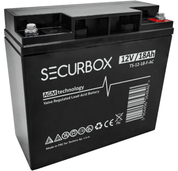 SECURBOX Akumulator VRLA AGM 12V 18Ah (F) (Żywotność 5 lat)