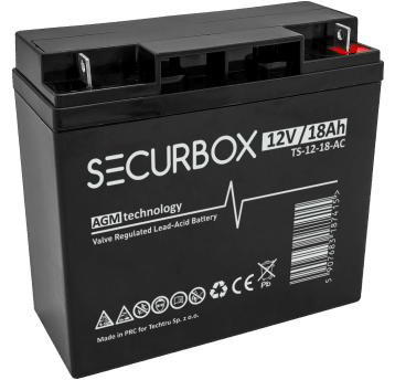 SECURBOX Akumulator VRLA AGM 12V 18Ah (Żywotność 5 lat)