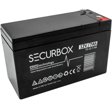 SECURBOX Akumulator VRLA AGM 12V 7Ah (T)